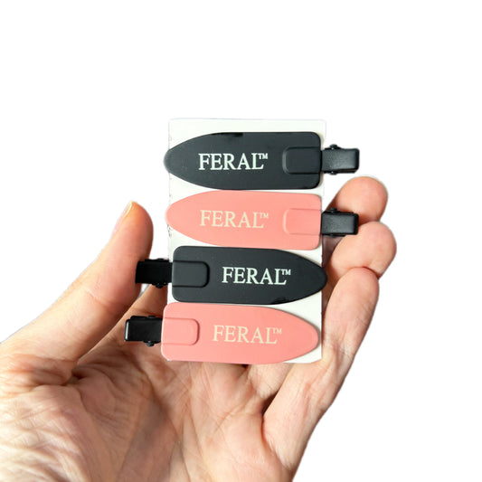 FERAL Creaseless Clips (4-pack )